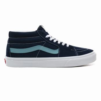 Férfi Vans Retro Sport Sk8-Mid Magasszárú Cipő VA9627814 Kék